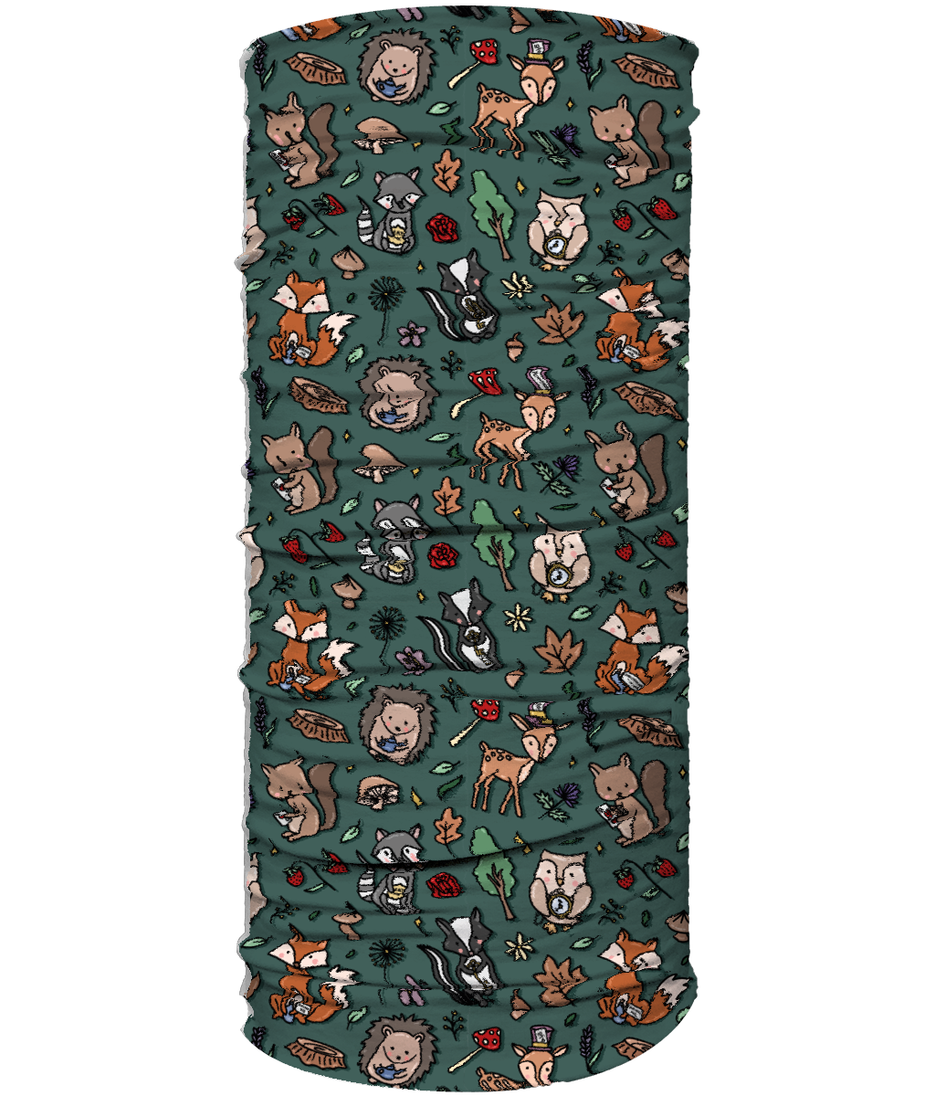 Autumn Wonderland Morf -Multi Use Face Covering and headband - Pup Chic Boutique