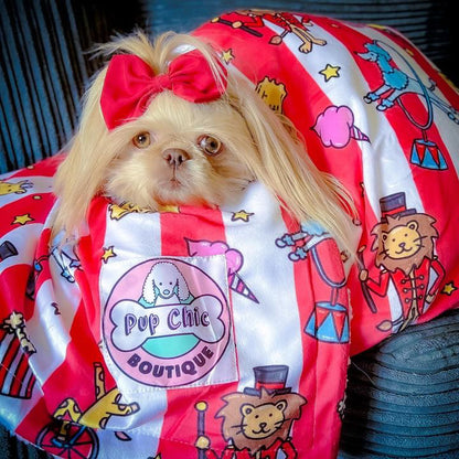 Circus Chic dog blankets - fleece dog blanket - two sizes - Pup Chic Boutique