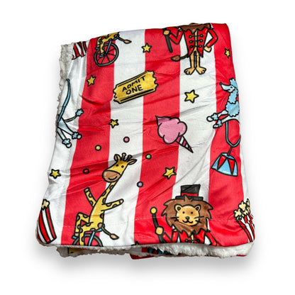 Circus Chic dog blankets - fleece dog blanket - two sizes - Pup Chic Boutique