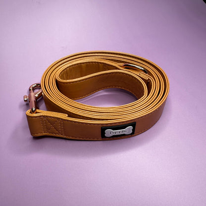 Alfresco Pup vegan leather 5ft dog lead - Pup Chic Boutique