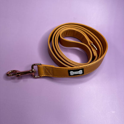 Alfresco Pup vegan leather 5ft dog lead - Pup Chic Boutique