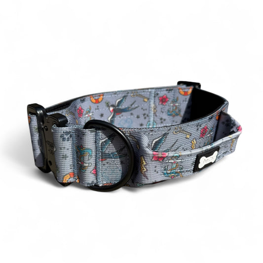 Artful Dogster Tactical Dog Collar with Handle – Durable & Edgy for Large Dogs