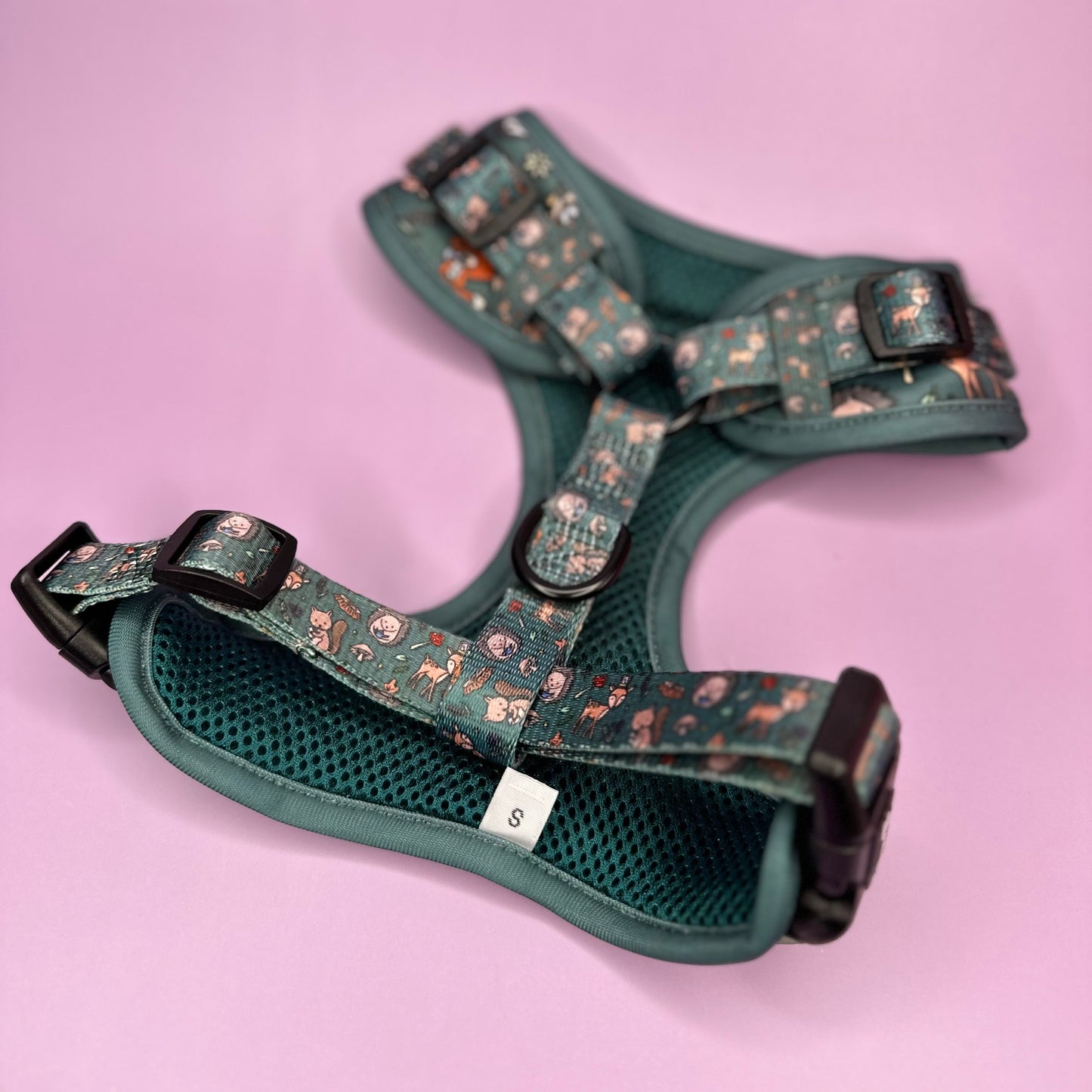 Autumn Wonderland Adjustable Dog Harness - Alice in Wonderland dog harness