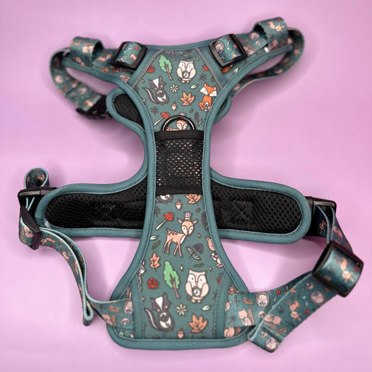 Autumn Wonderland Tuff Stuff Dog Harness - longer body tactical harness