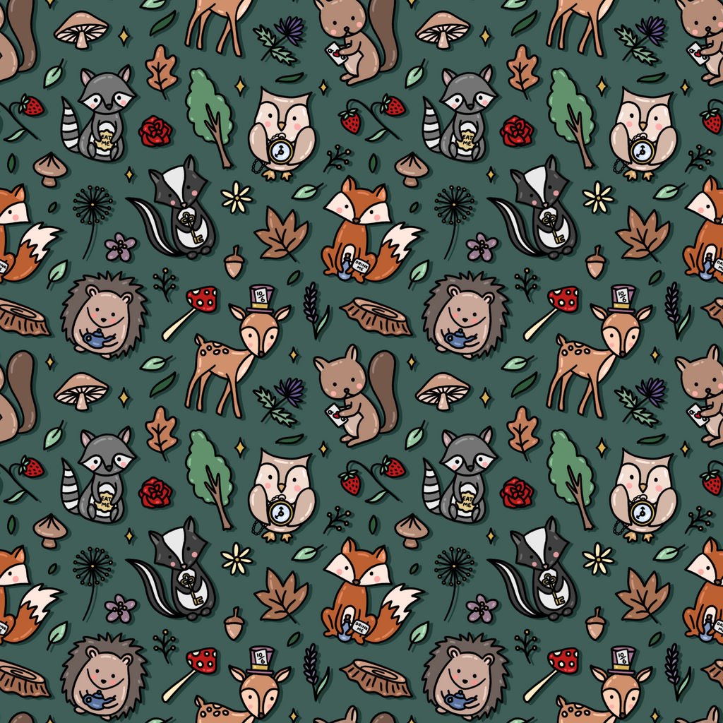 Woodland Wonderland Dog Settle Mat – Lightweight, Waterproof & Travel-Friendly