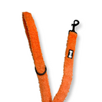 Autumn Sun orange fleece lead - dog leash