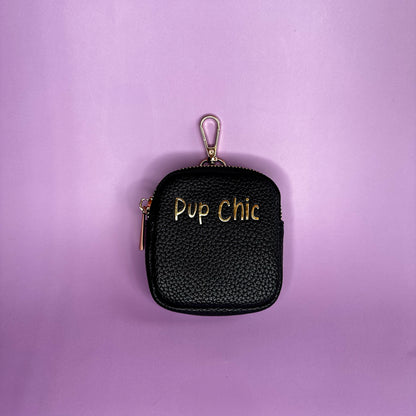 Out Out Treat Pouch - faux leather luxury dog treat bag - Pup Chic Boutique