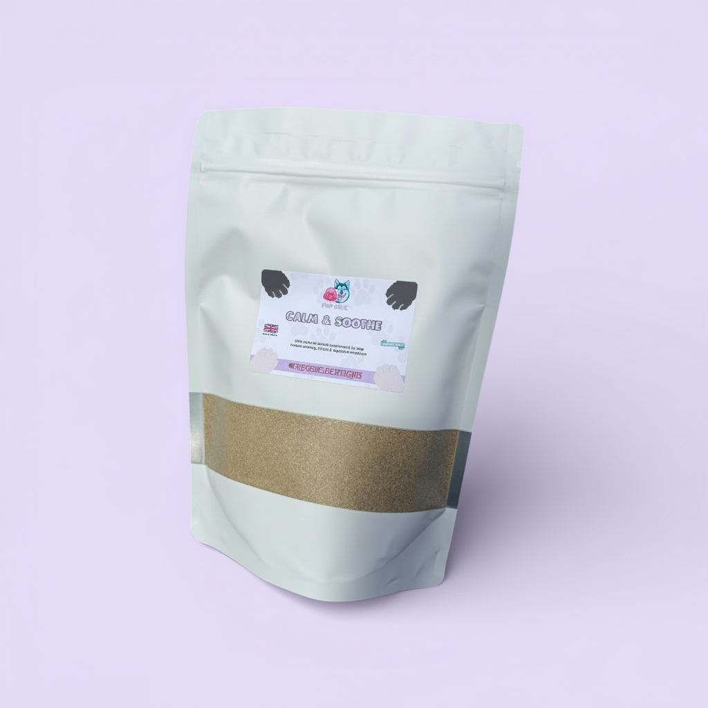 Calm & Soothe Dog Supplement – Natural Support for Relaxation