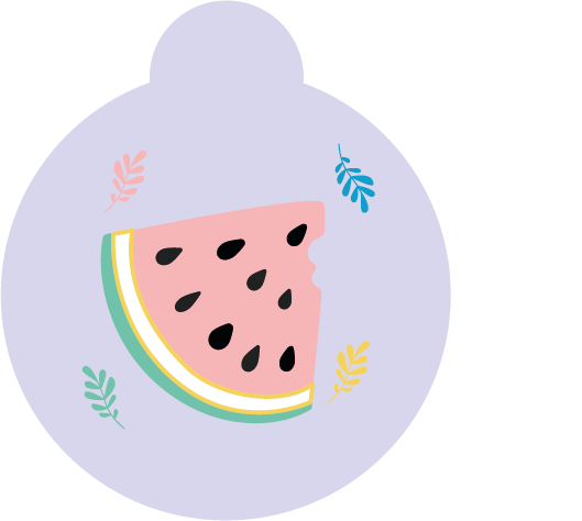 Cutie Fruity Dog ID Tag