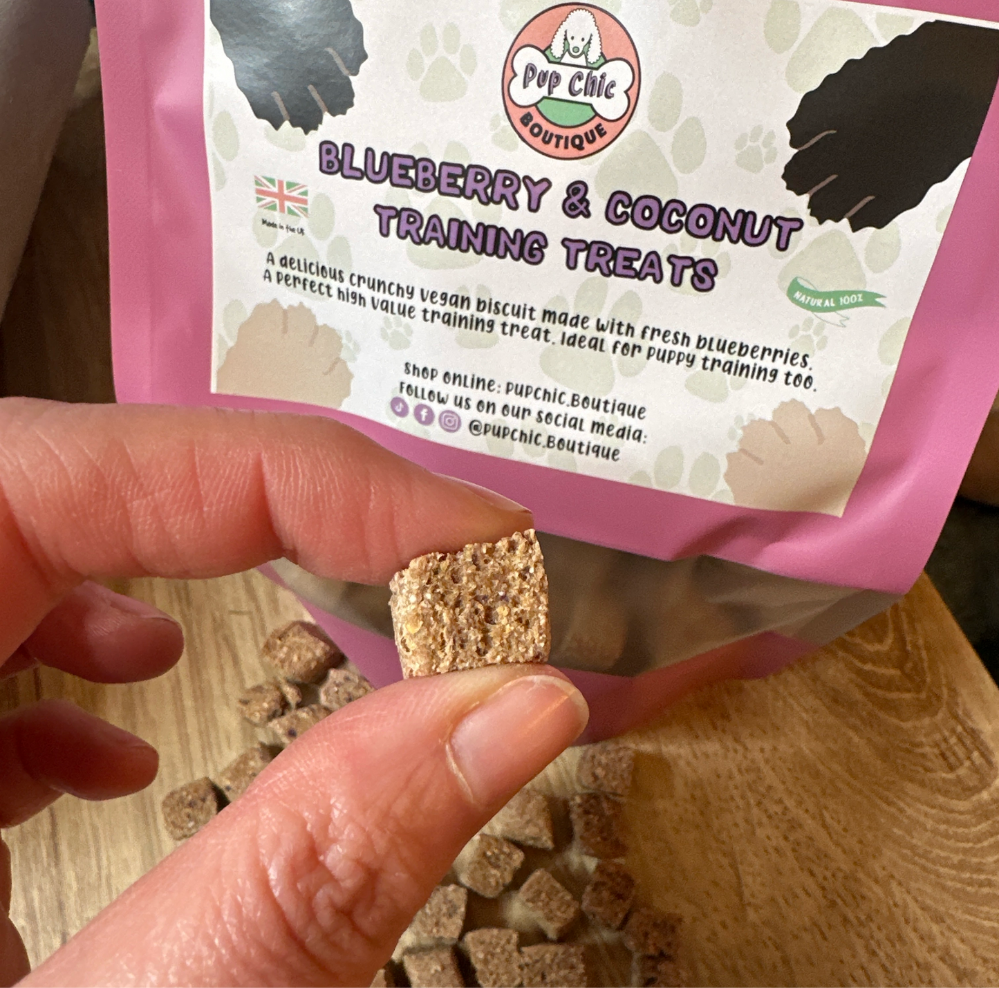 Blueberry & Coconut Training Dog Treats