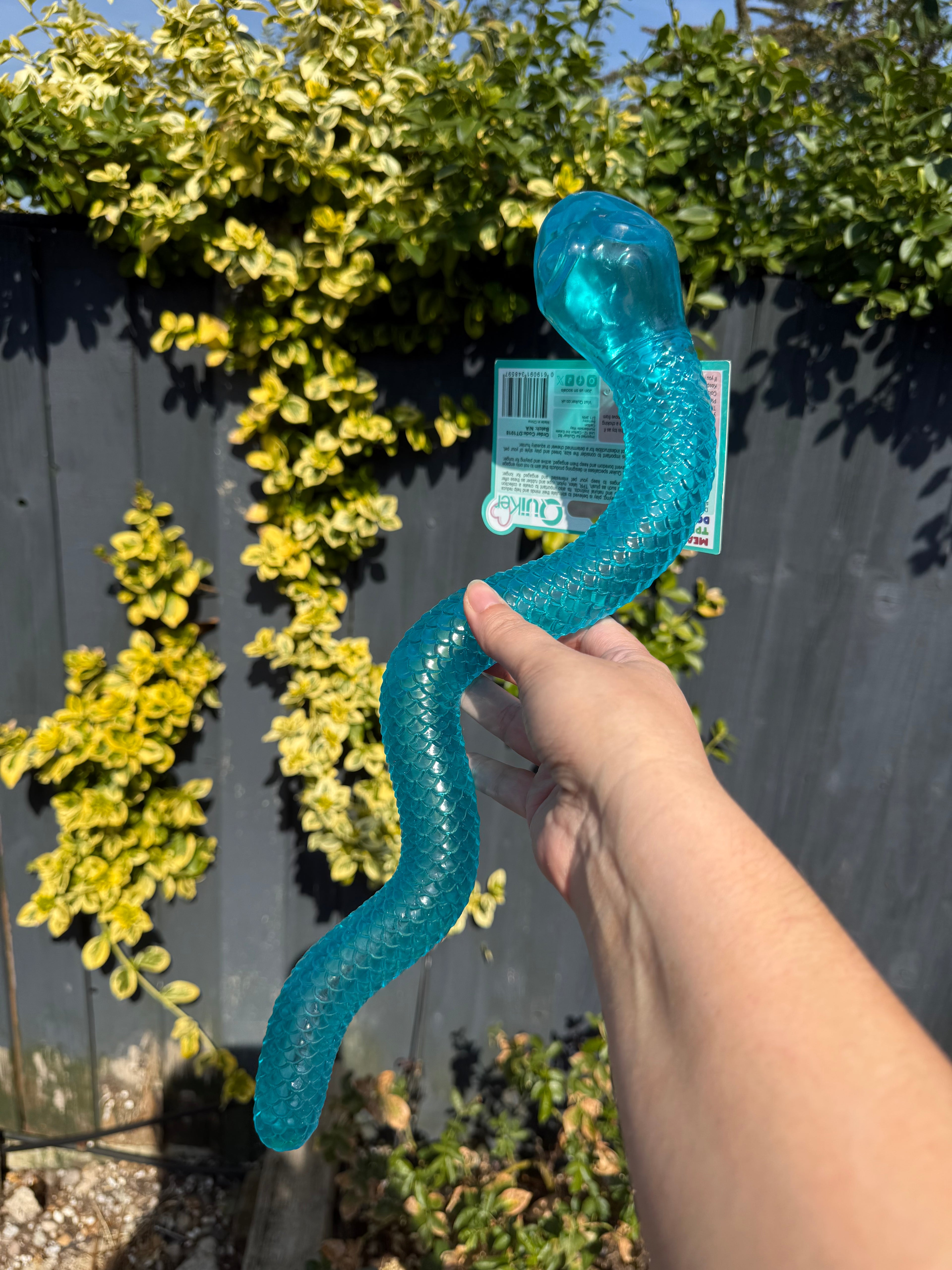 Meaty TPR Snuffle Snake dog toy (40cm)