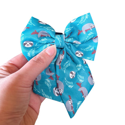 Lazy Sloth Sailor Bow Tie for Dog