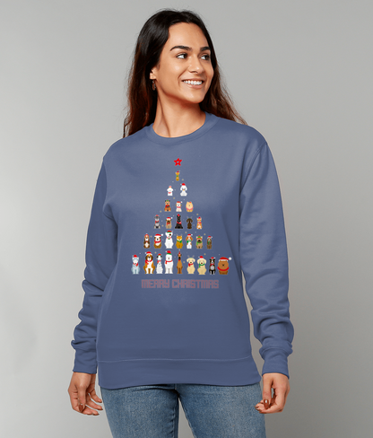 Ultimutt Christmas jumper blue