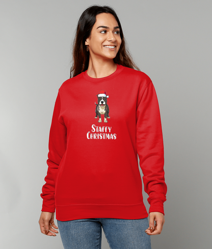 Staffy Christmas Jumper - Pup Chic Boutique