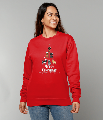 Oodles of Poodles Christmas jumper - Pup Chic Boutique