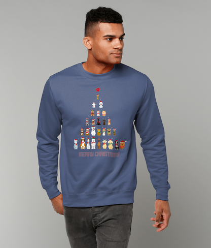 Ultimutt Christmas jumper blue