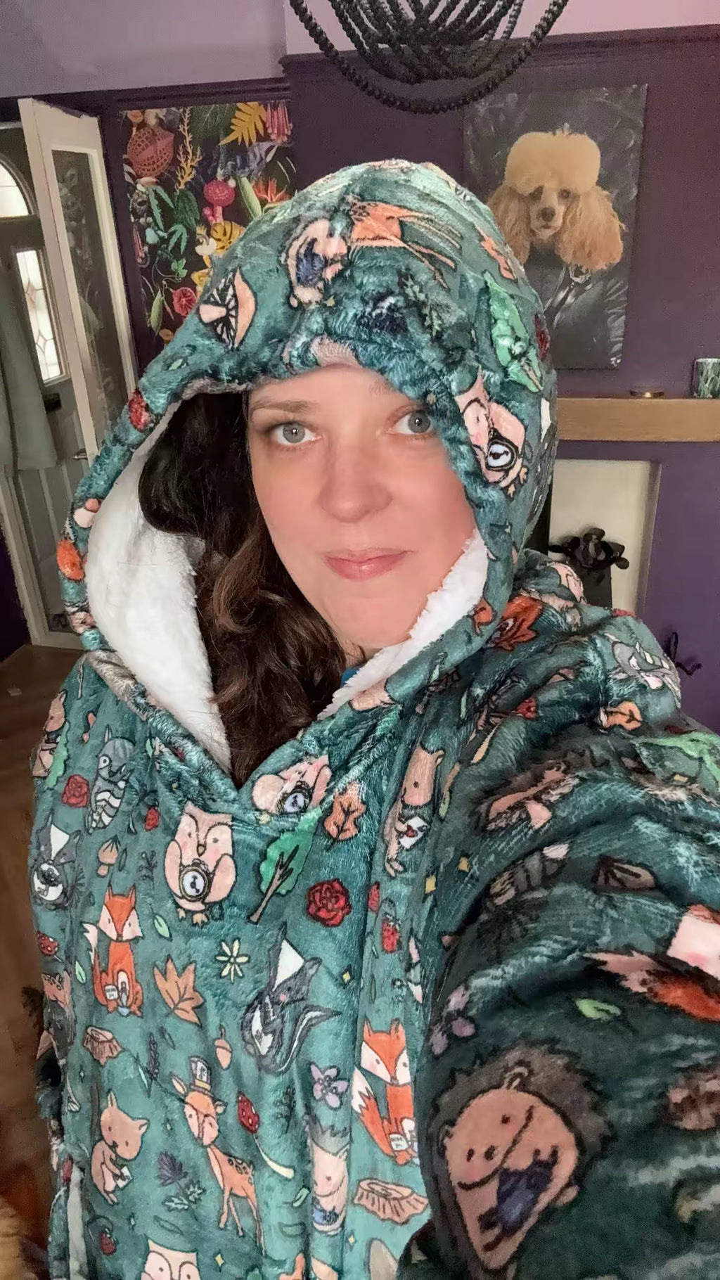 Woodland Wonderland Snuggle Pup Hoodie Wearable Blanket