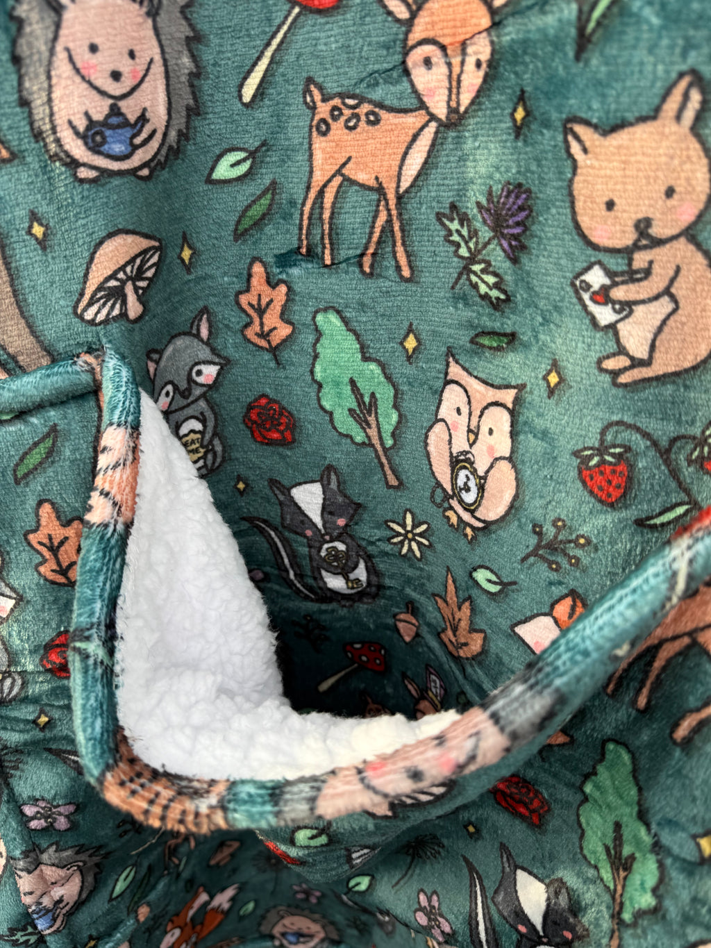 Woodland Wonderland Snuggle Pup Hoodie Wearable Blanket