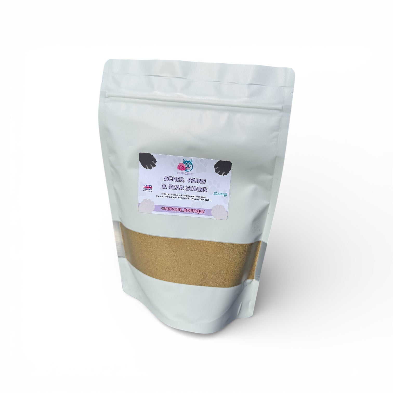 Aches, Pains & Tear Stains Dog Supplement – Natural Relief for Joints & Eyes