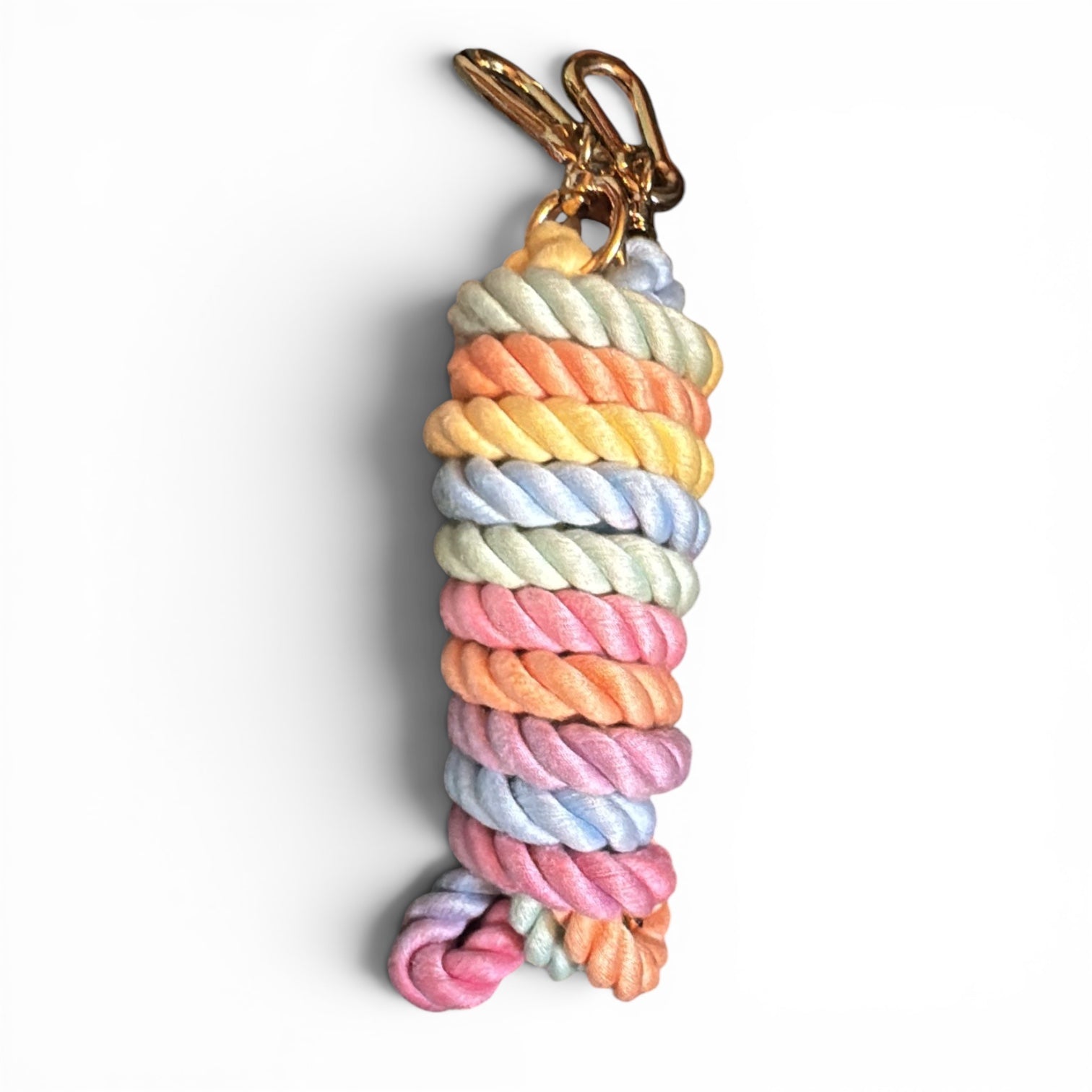 Pre-order: Macaroon Multi-Use 7ft Rope Dog Lead – Pastel Pink, Lilac, Blue, Green & Yellow