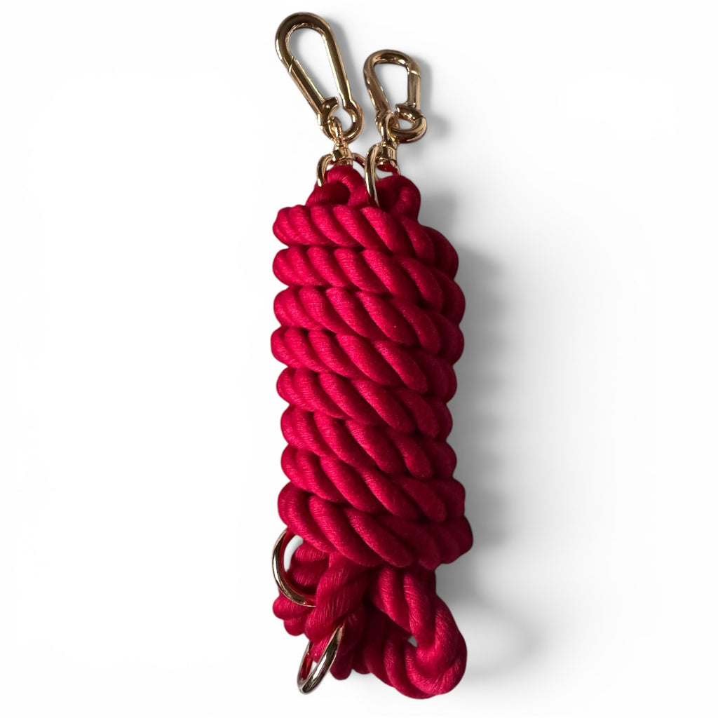 Red Multi-Use 7ft Rope Dog Lead