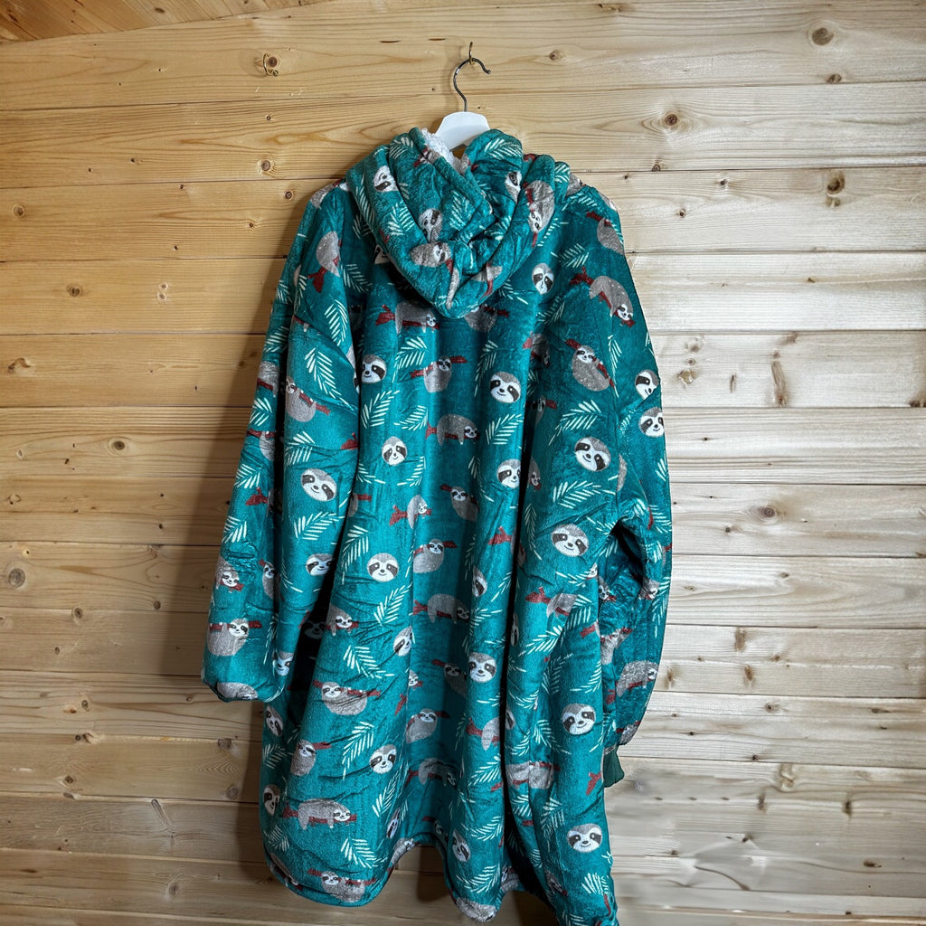 Snuggle Pup Hoodie - Woodland Wonderland - dog lover wearable blanket - dog carrier hoodie
