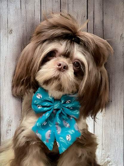 Lazy Sloth Sailor Bow Tie for Dog