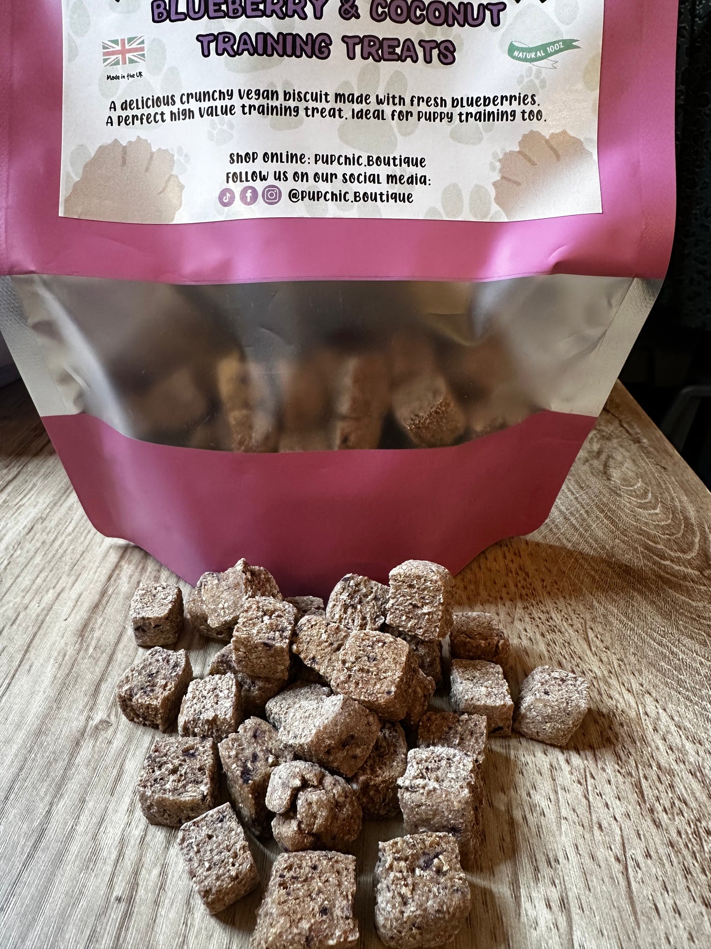 Blueberry & Coconut Training Dog Treats