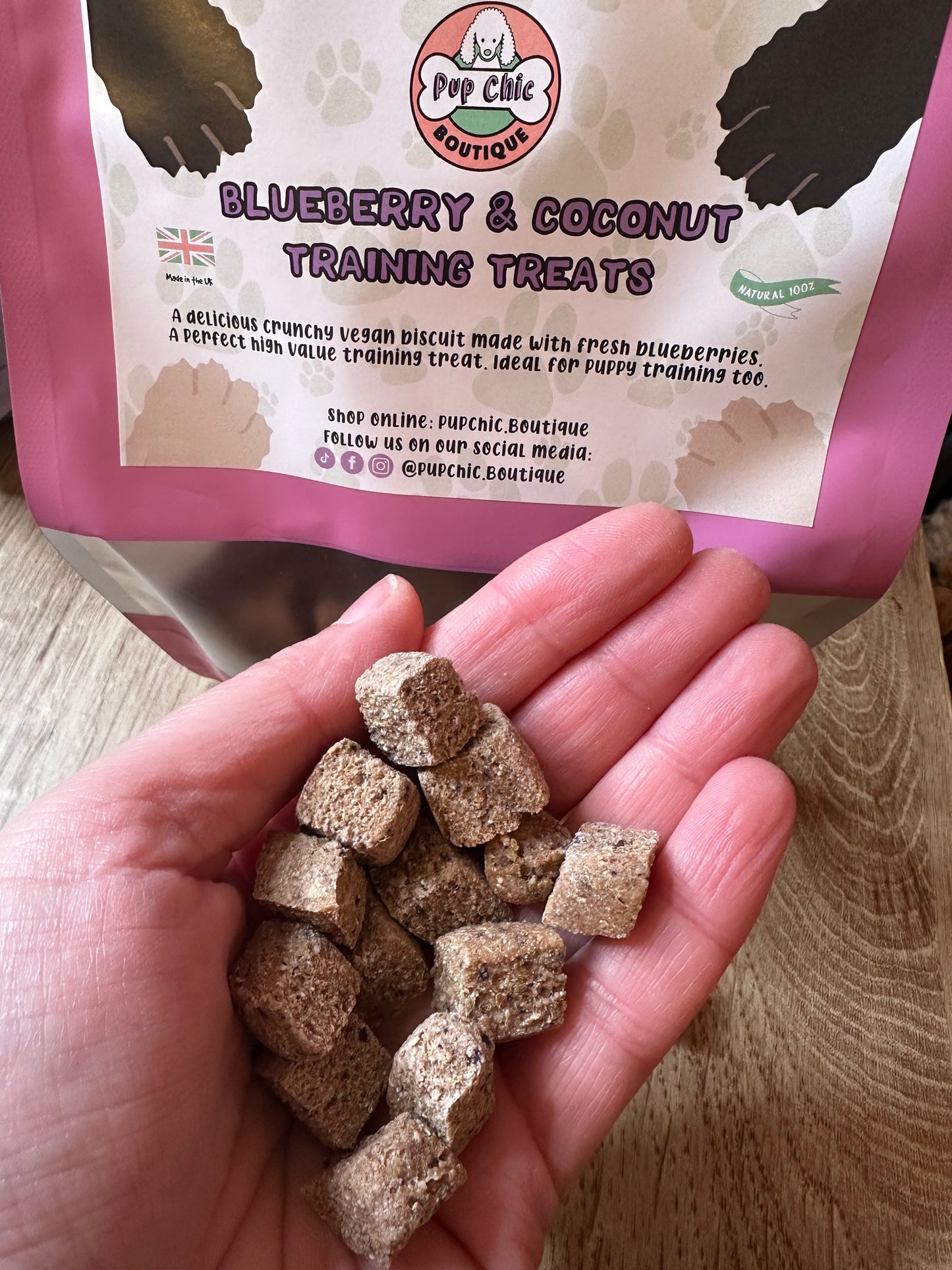 Blueberry & Coconut Training Dog Treats