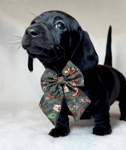 Autumn Wonderland Sailor Bow Tie for Dog