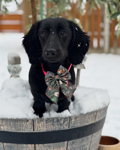 Autumn Wonderland Sailor Bow Tie for Dog