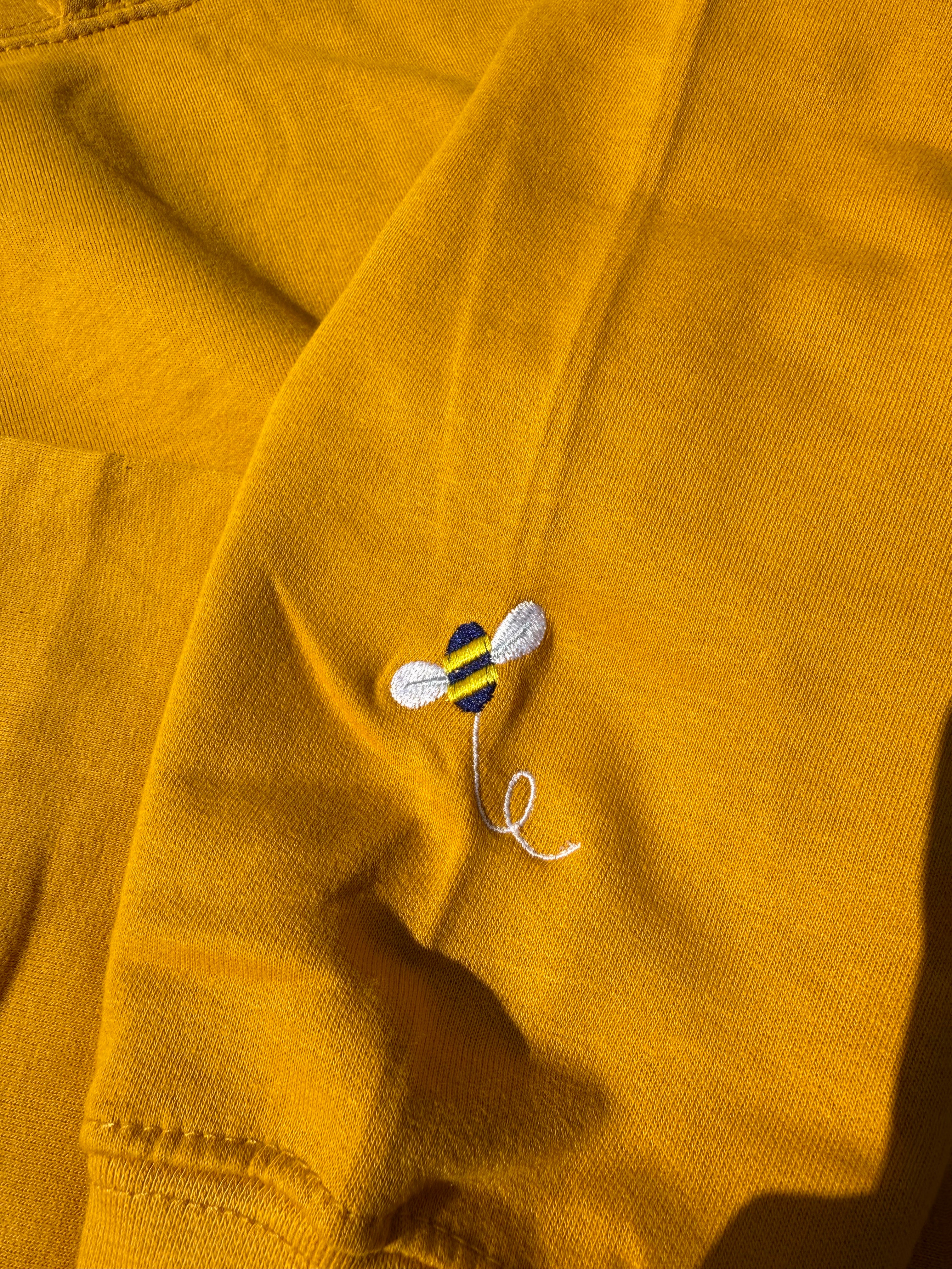 Summer Buzzin' Embroidered Bee Hoodie - match with your dog