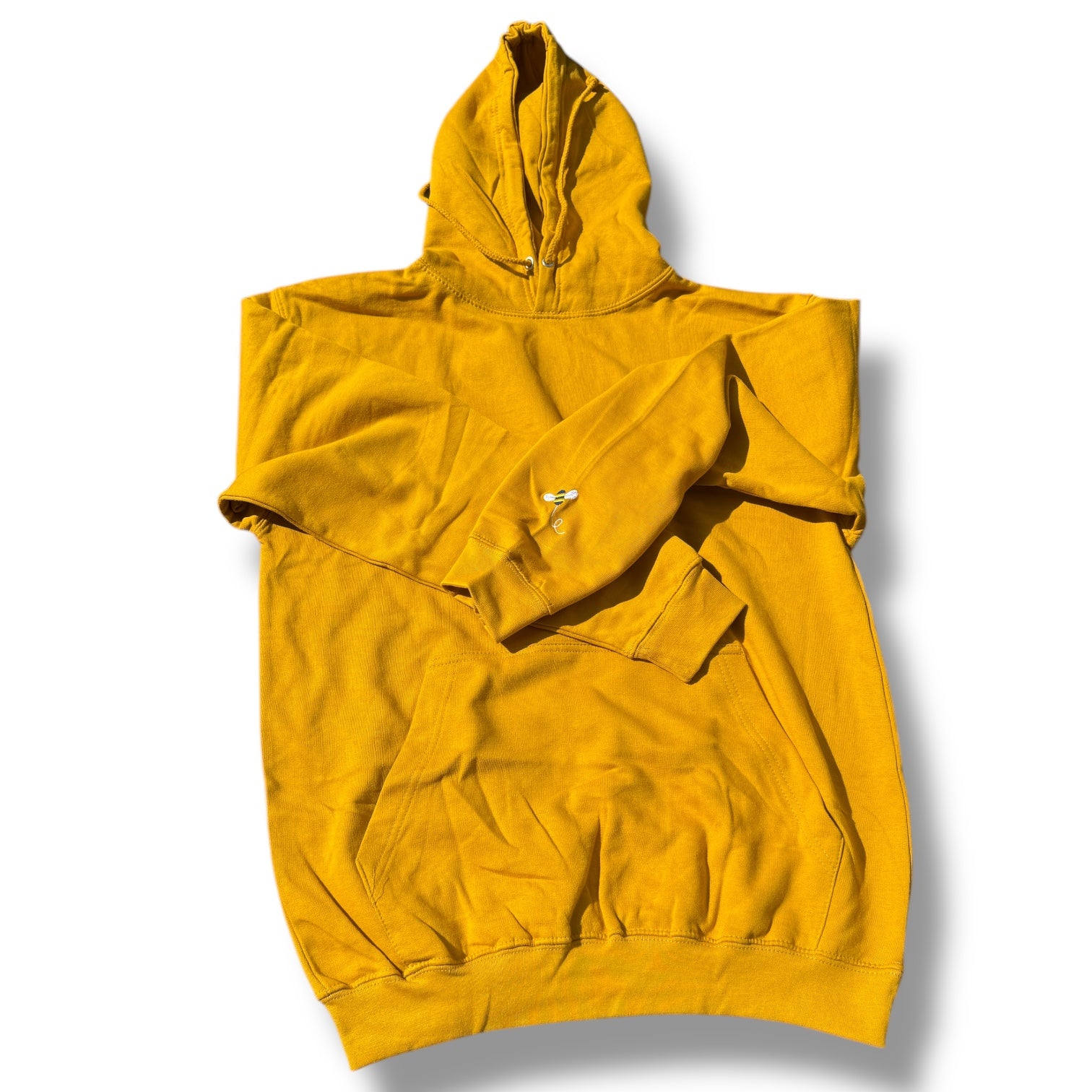 Summer Buzzin' Embroidered Bee Hoodie - match with your dog