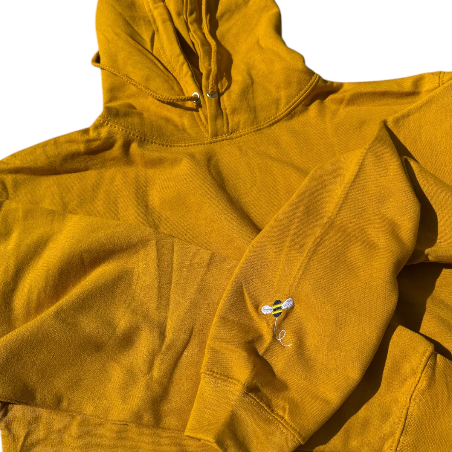 Summer Buzzin' Embroidered Bee Hoodie - match with your dog