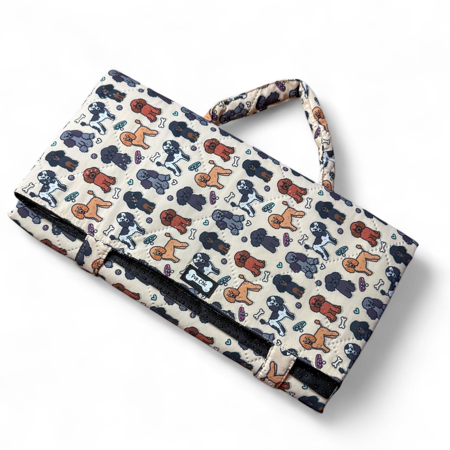 Oodles of Poodles Dog Settle Mat - The Perfect Travel Mat for Your Poodle or Doodle! 🐩