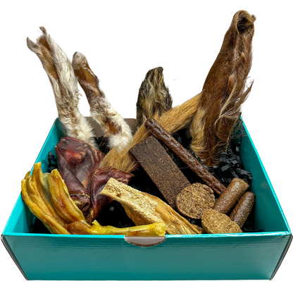 Meat Feast Treat Box - Natural Dog Treats - Pup Chic Boutique