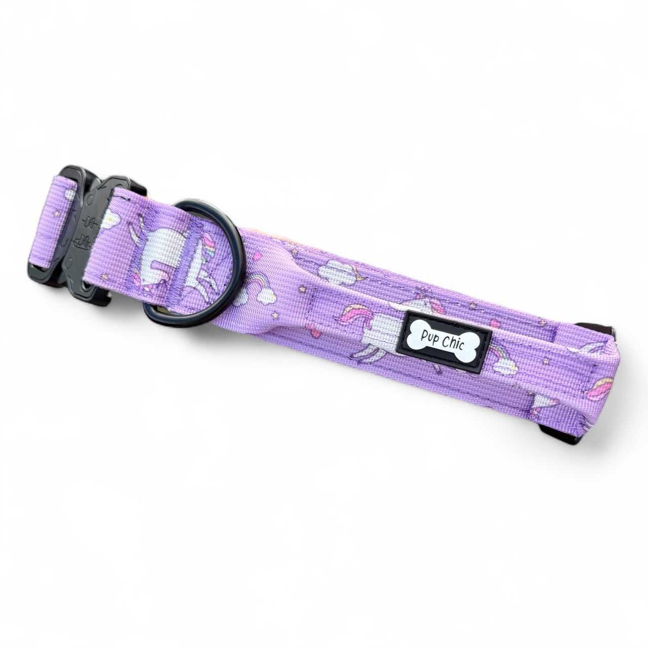 Daydreams and Unicorns Tactical Dog Collar (M–XL) – Heavy-Duty Strength Meets Bold Style