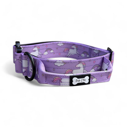 Daydreams and Unicorns Tactical Dog Collar (M–XL) – Heavy-Duty Strength Meets Bold Style