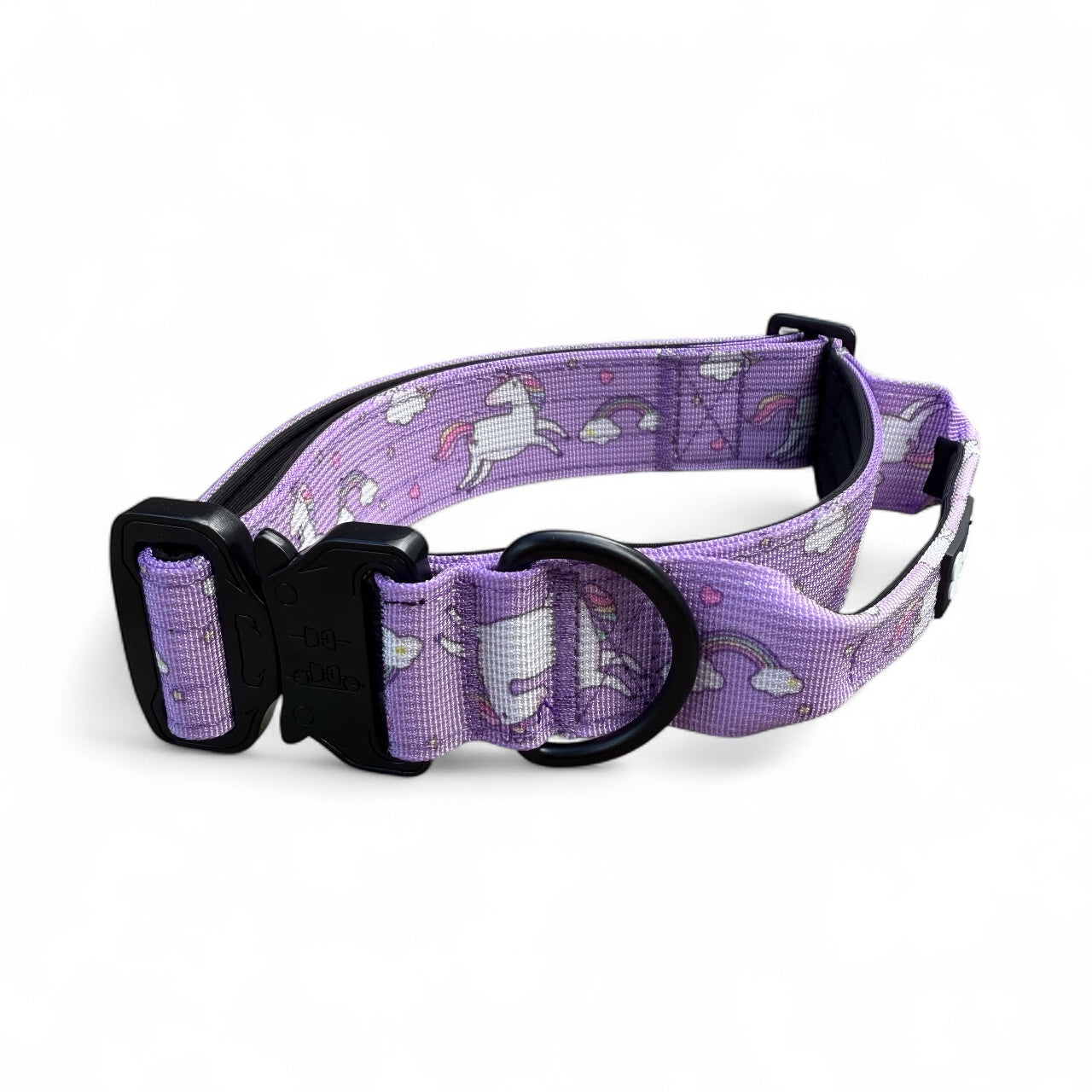 Daydreams and Unicorns Tactical Dog Collar (M–XL) – Heavy-Duty Strength Meets Bold Style