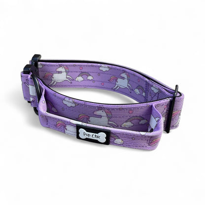 Daydreams and Unicorns Tactical Dog Collar (M–XL) – Heavy-Duty Strength Meets Bold Style