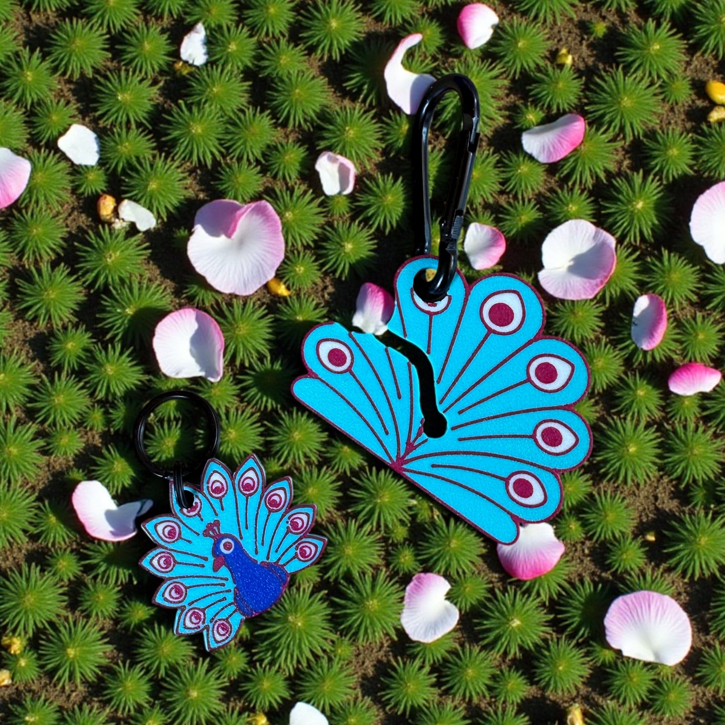 Peacock NFC Dog Tag - Smart Pet ID Tag