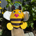 Bumble Bee Plush Dog Toy
