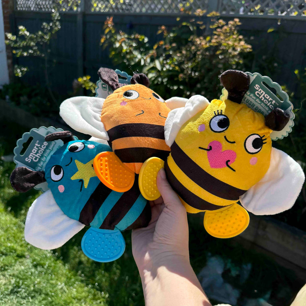 Bumble Bee Plush Dog Toy