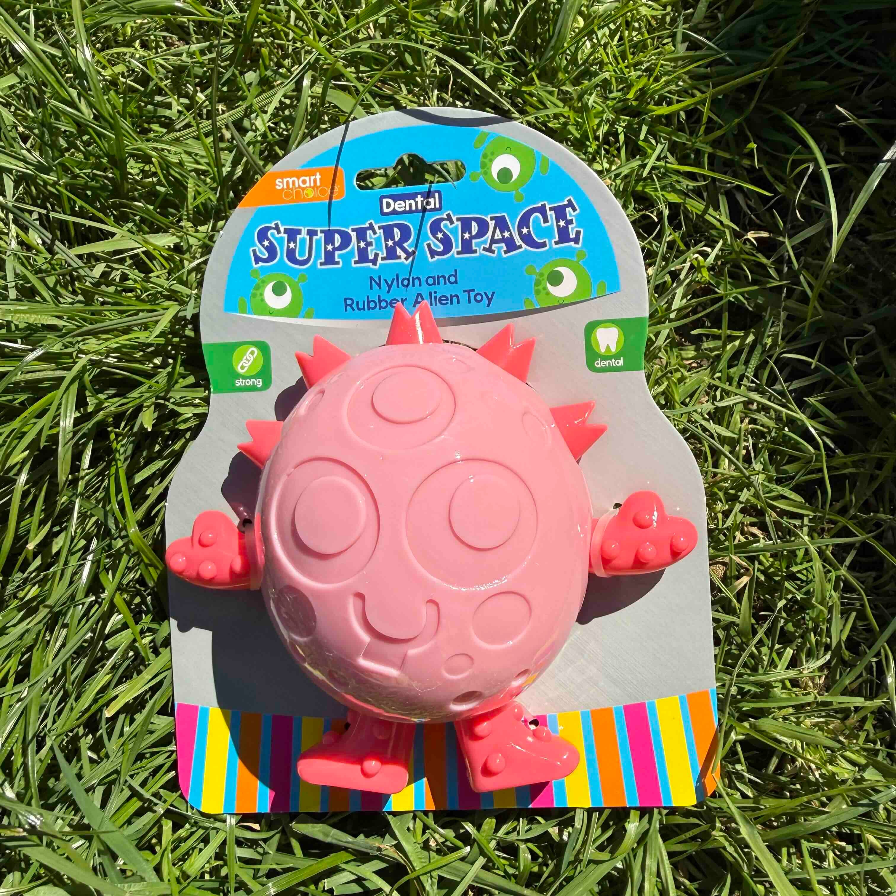 Super Space Alien Dental Dog Toy