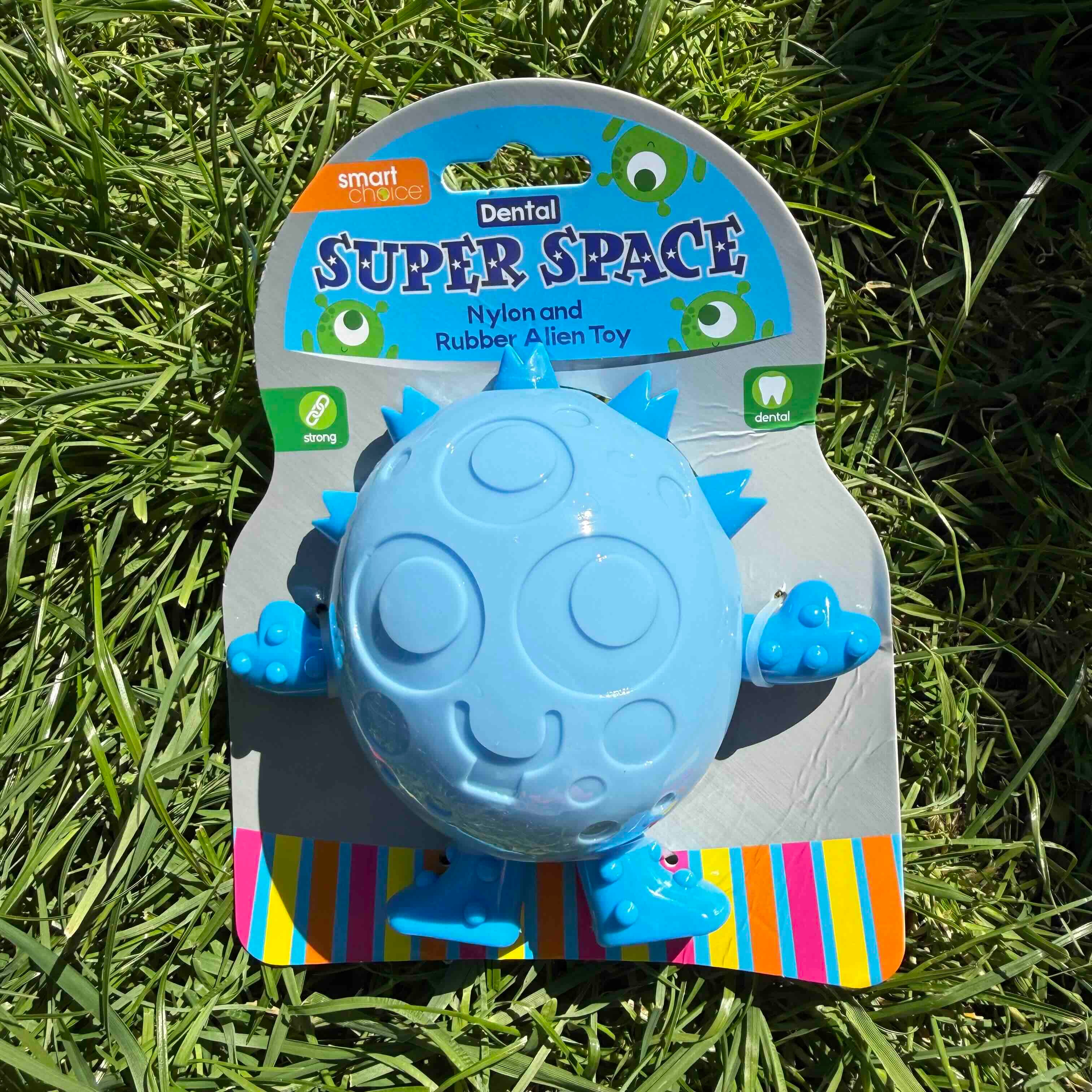 Super Space Alien Dental Dog Toy