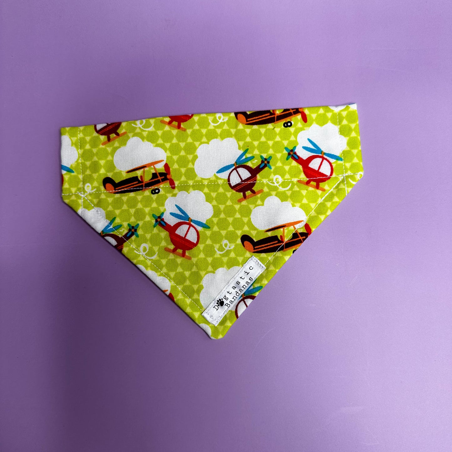 Dog bandanas - airplanes and helicopters