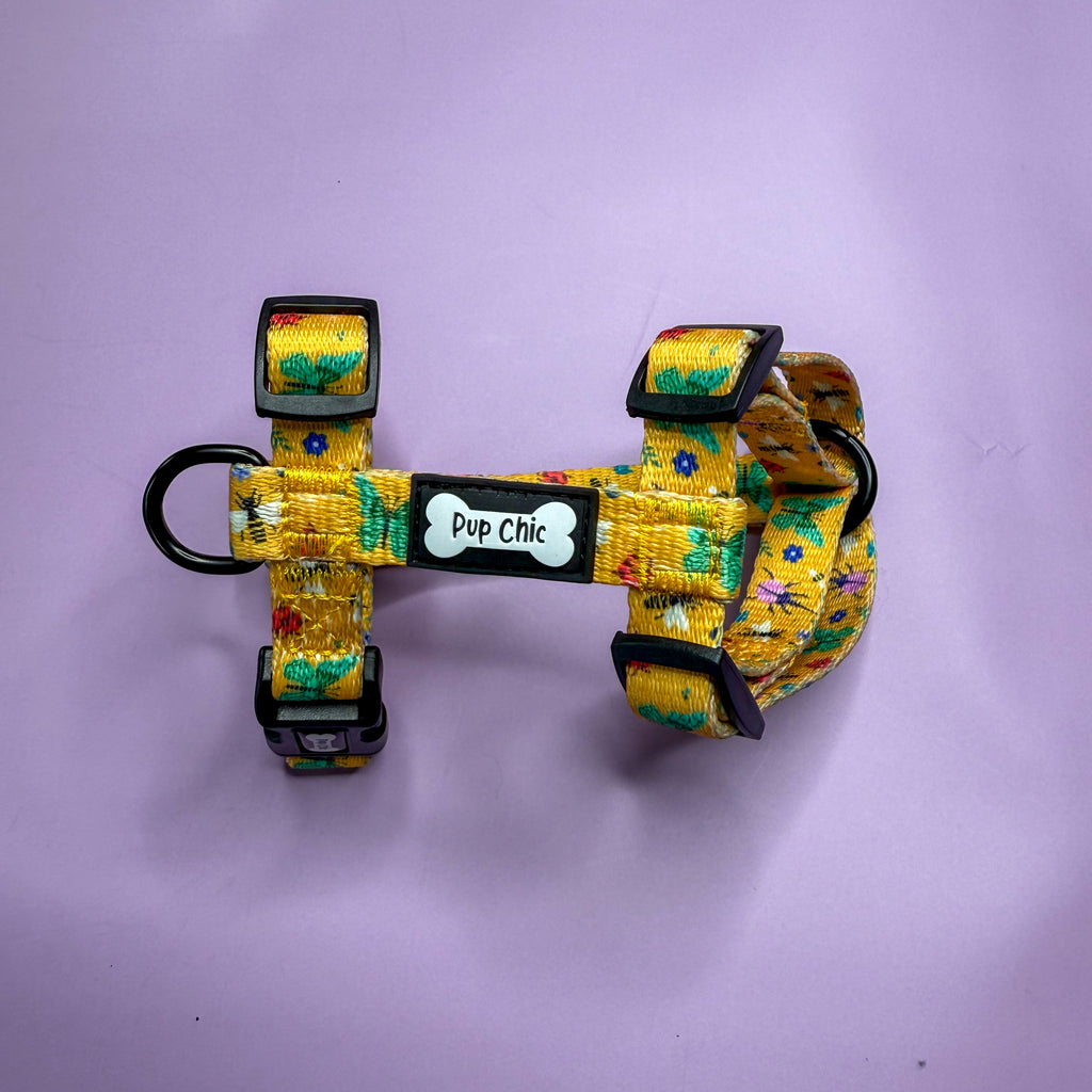 Summer Buzzin’ puppy XXXS strap harness