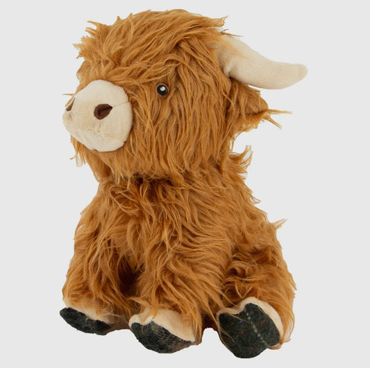 Fergus the Highland Cow – Soft Plush Dog Toy for Snuggles & Gentle Play
