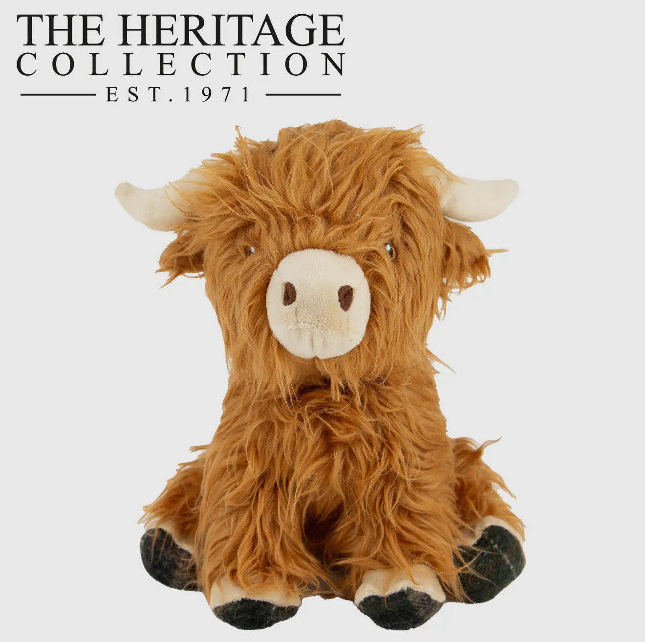 Fergus the Highland Cow – Soft Plush Dog Toy for Snuggles & Gentle Play