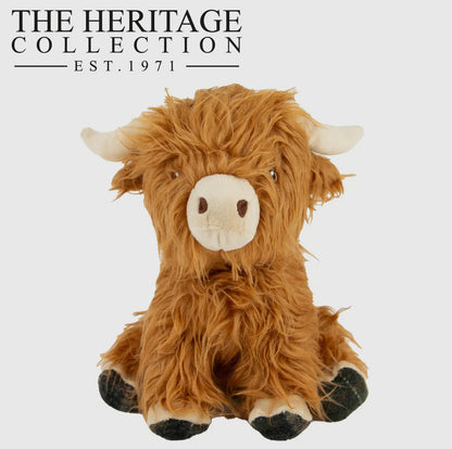 Fergus the Highland Cow – Soft Plush Dog Toy for Snuggles & Gentle Play